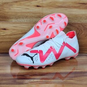 Puma Future Pro Fg/Ag Soccer Cleats Men Size 13 107361-01 White Fire Orchid $140